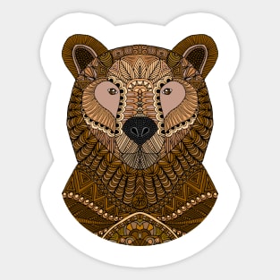 Brown Bear Sticker